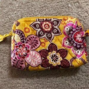 Vera Bradley Bali Gold Cosmetic Bag